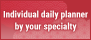 Individual daily planner by your specialty