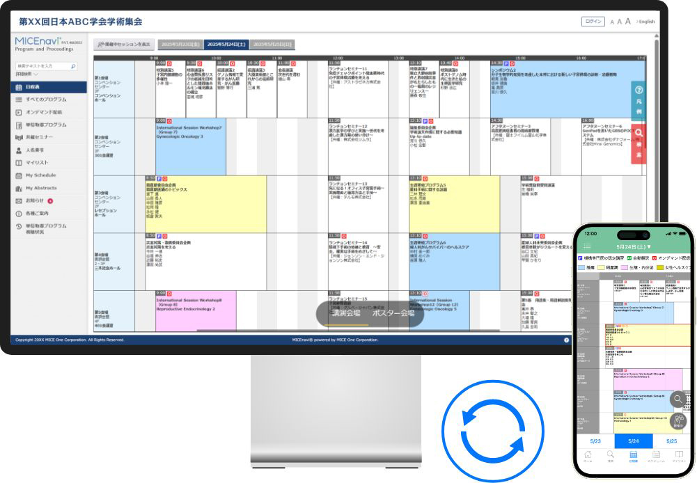 デバイス間同期