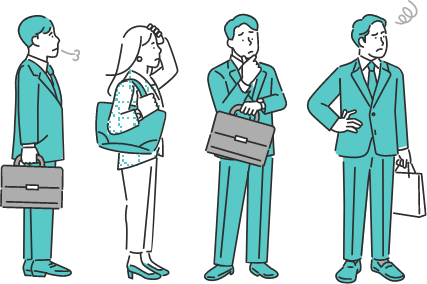 整理券の配布カウンターに行列ができてしまう。